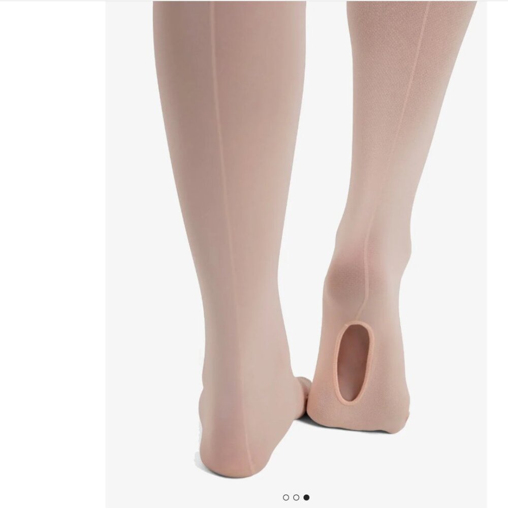 Capezio Classic Mesh Transition Tight with Seam